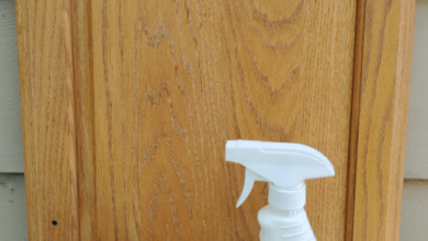 cleaning cabinets before painting