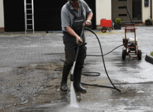 driveway cleaning service