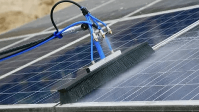 solar panel cleaning brush