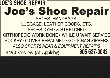 joes shoe repair
