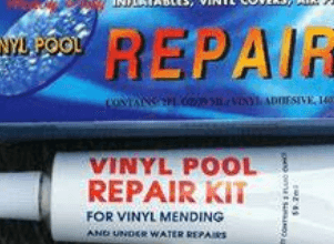 Vinyl pool repair kit