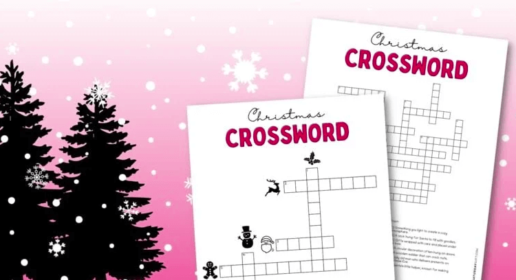 Printable:1wvla0pbary= Christmas Crossword