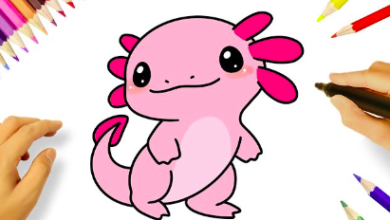 Cute:3bn4iyqag_E= How to Draw a Axolotl