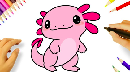 Cute:3bn4iyqag_E= How to Draw a Axolotl